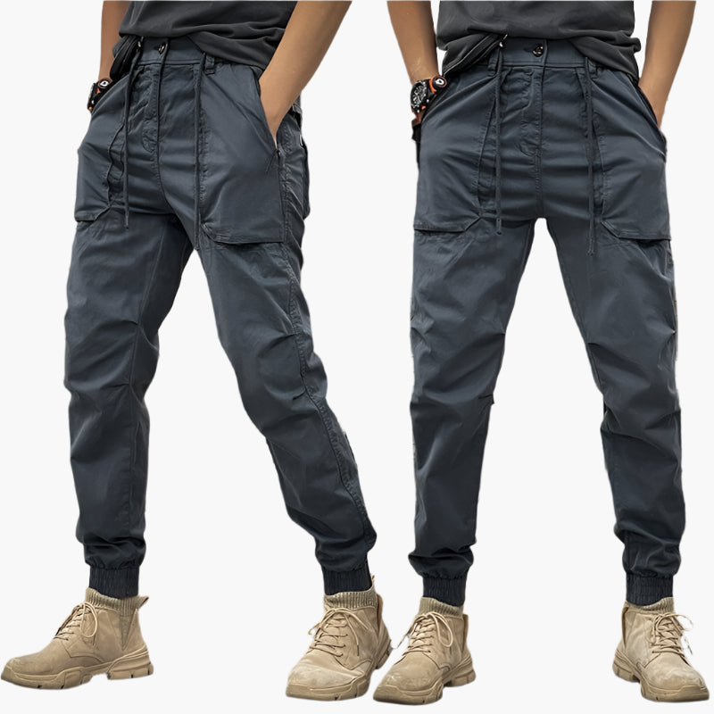 Herren Jogger Cargohose Streetwear – Bequeme Freizeithose mit Taschen für Alltag & Outdoor