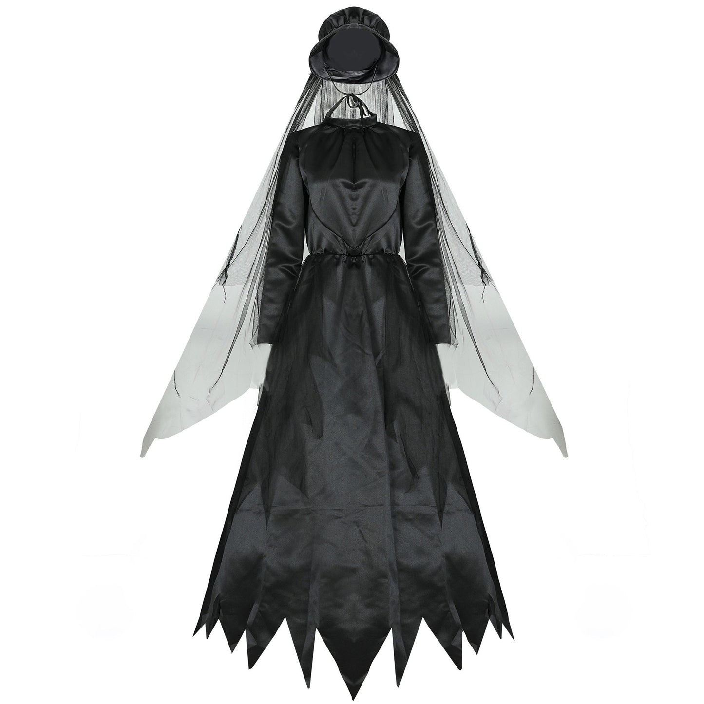 Damen Halloween Kostüm Spukende Braut – Perfekt für Gruselige Partys & Cosplay