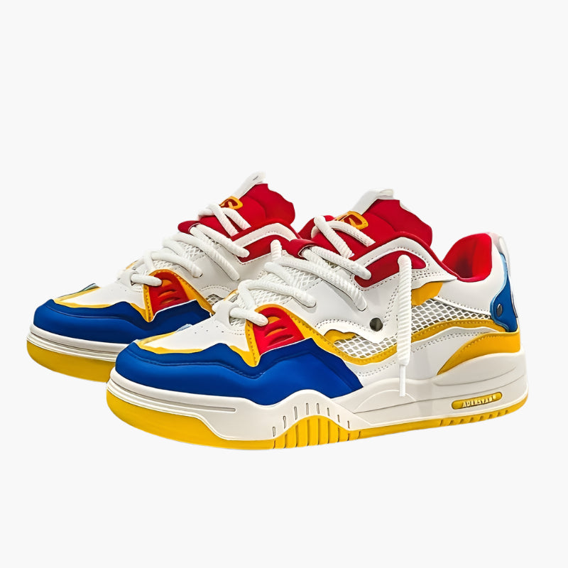 Herren Sneaker Low Cut Freizeit Schuhe mit sportlichem Design für Alltag und Sport