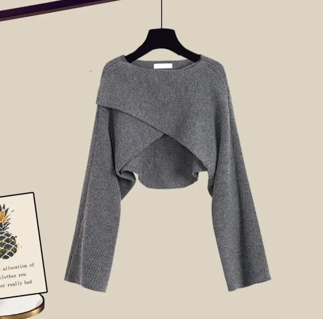 Damen Dreiteiliges Loungewear Set – Modernes Langarm-Outfit für Freizeit & Alltag