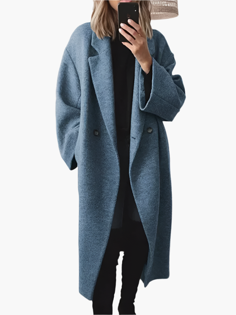 Damen Oversize Mantel – Eleganter Longcoat für modernen Streetstyle