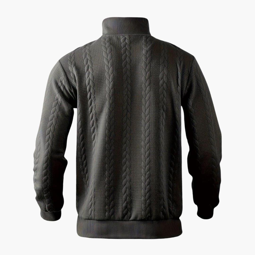 Herren Strickpullover Half-Zip Modern Style – Eleganter Freizeit- & Business-Look