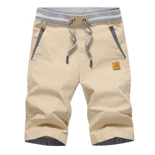 Herren Freizeit-Bermudashorts mit Kordelzug und sportlichem Look