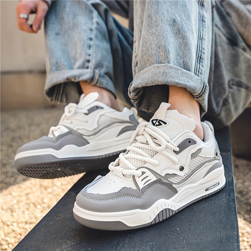 Herren Sneaker Low Cut Freizeit Schuhe mit sportlichem Design für Alltag und Sport