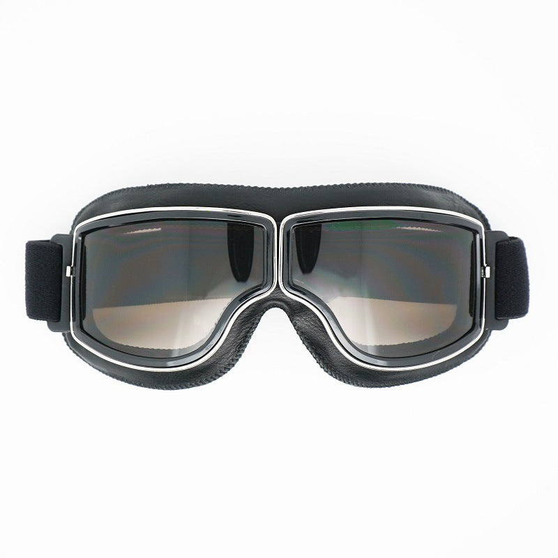 Retro Motorradbrille für Herren – stylische Pilotenbrille mit UV-Schutz, polarisiert, modisches Vintage-Design