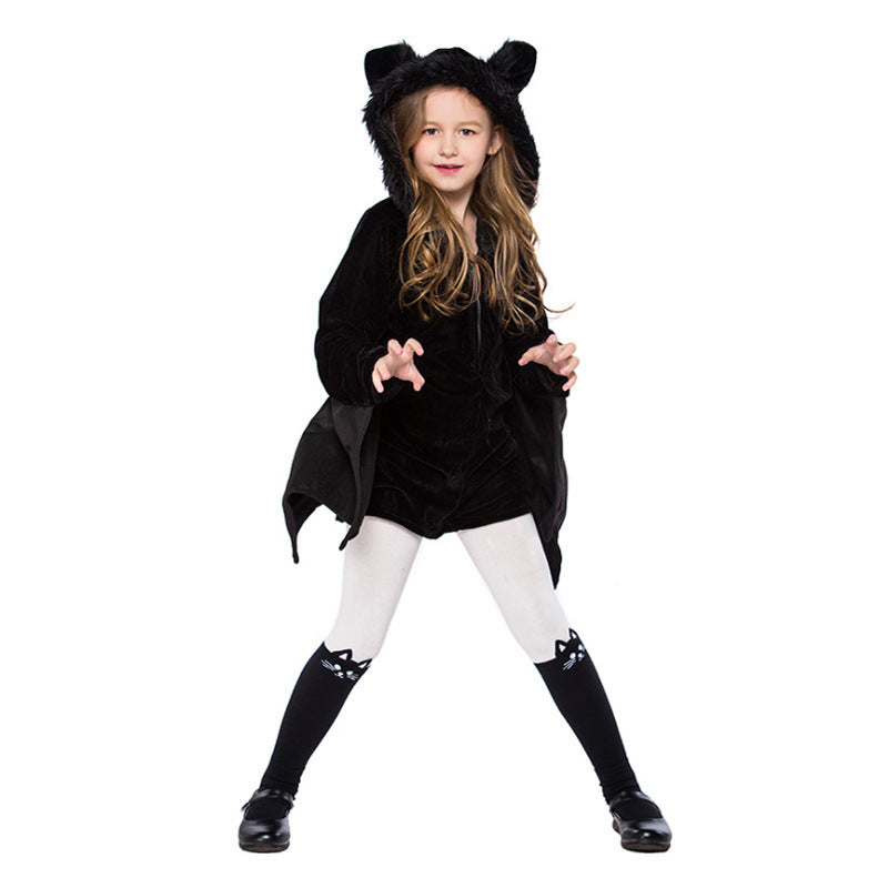 Kinder Halloween Fledermaus Kostüm Unisex – Perfekt für Halloween-Partys & Verkleidung