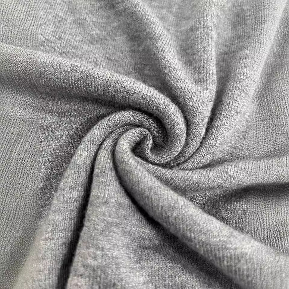 Jean – Schlichter Rundhals Pullover in Solide Farbe