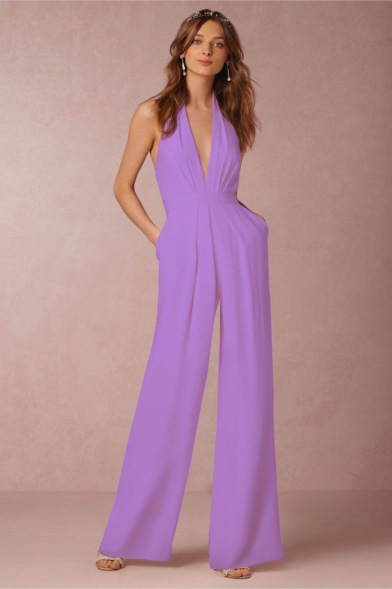 Ann – Ärmelloser Halter-Overall
