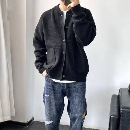 Herren Strickjacke Cardigan – Moderner Freizeit-Look, Bequemer Alltagsbegleiter
