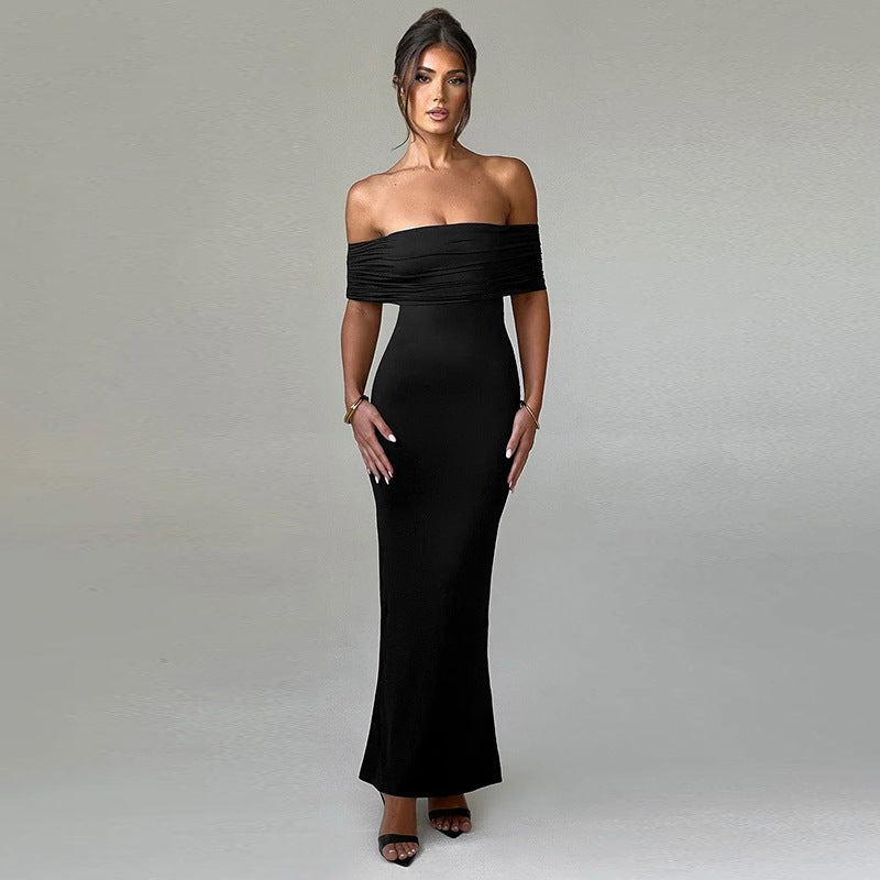 Melissa – Elegantes Rückenfreies Off-Shoulder-Kleid