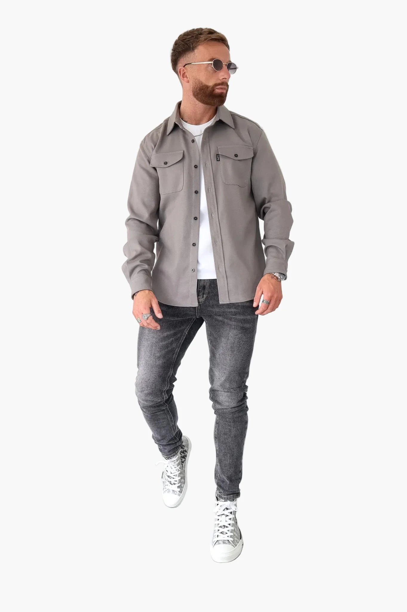 Herren Overshirt Jacke – Modernes Freizeit Hemdjacke für Alltag und Büro