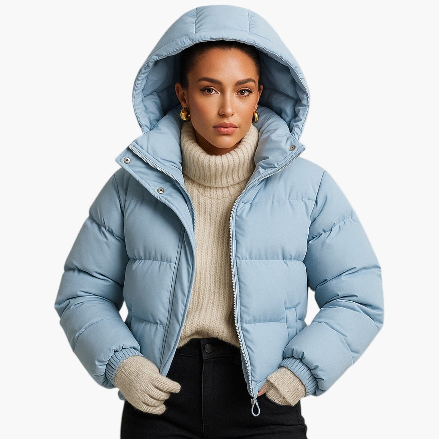 Unisex Winter Parka – Warme Daunen-Steppjacke für Alltag, Outdoor & Pendeln