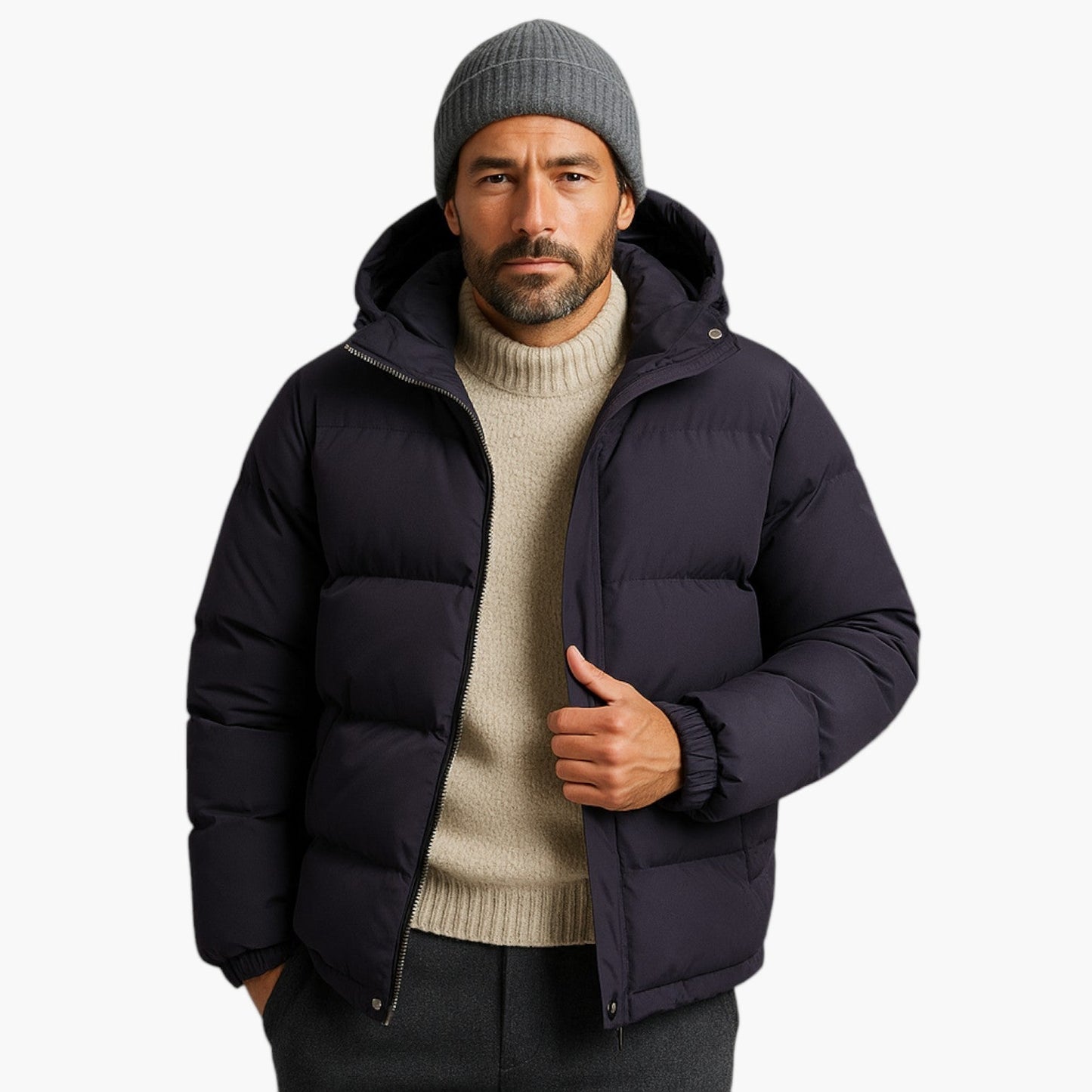 Unisex Winter Parka – Warme Daunen-Steppjacke für Alltag, Outdoor & Pendeln
