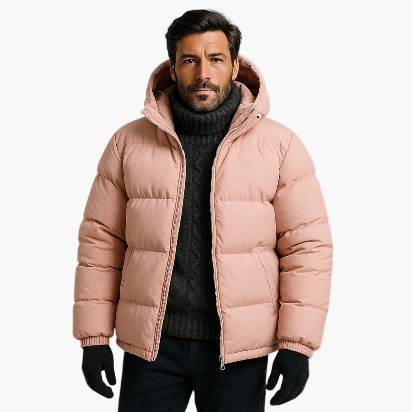 Unisex Winter Parka – Warme Daunen-Steppjacke für Alltag, Outdoor & Pendeln