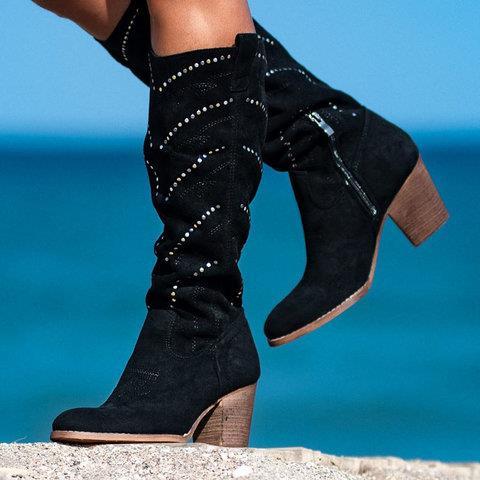 Amelia – Große Martin-Stiefel mit Wasserdiamant