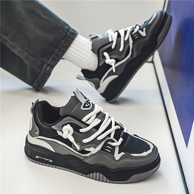 Herren Sneaker Low Cut Freizeit Schuhe mit sportlichem Design für Alltag und Sport