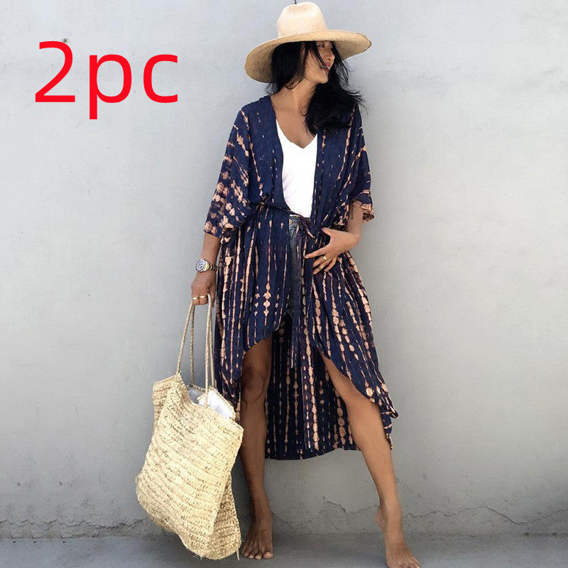 Nicole – Polyester Damen Strandkleid mit UV-Schutz