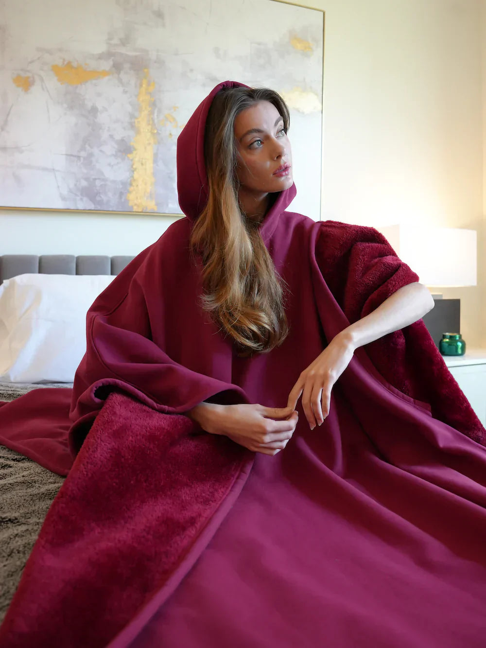 Unisex Kapuponde – Gemütlicher Überwurf für Zuhause und Freizeit