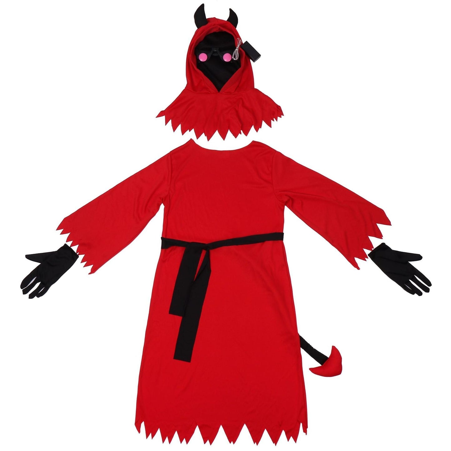 Halloween Kinder Teufel Kostüm – Gruseliges Dämonen-Outfit für Halloween-Partys & Trick-or-Treat