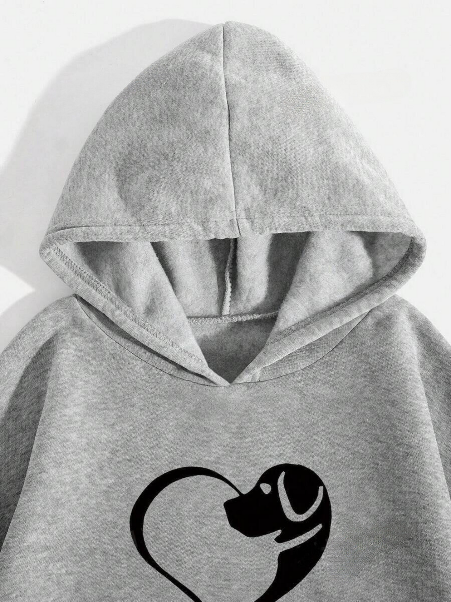 Damen Hoodie mit Hundemotiv Herz und Pfote – Tierfreund Geschenk, lässig und gemütlich