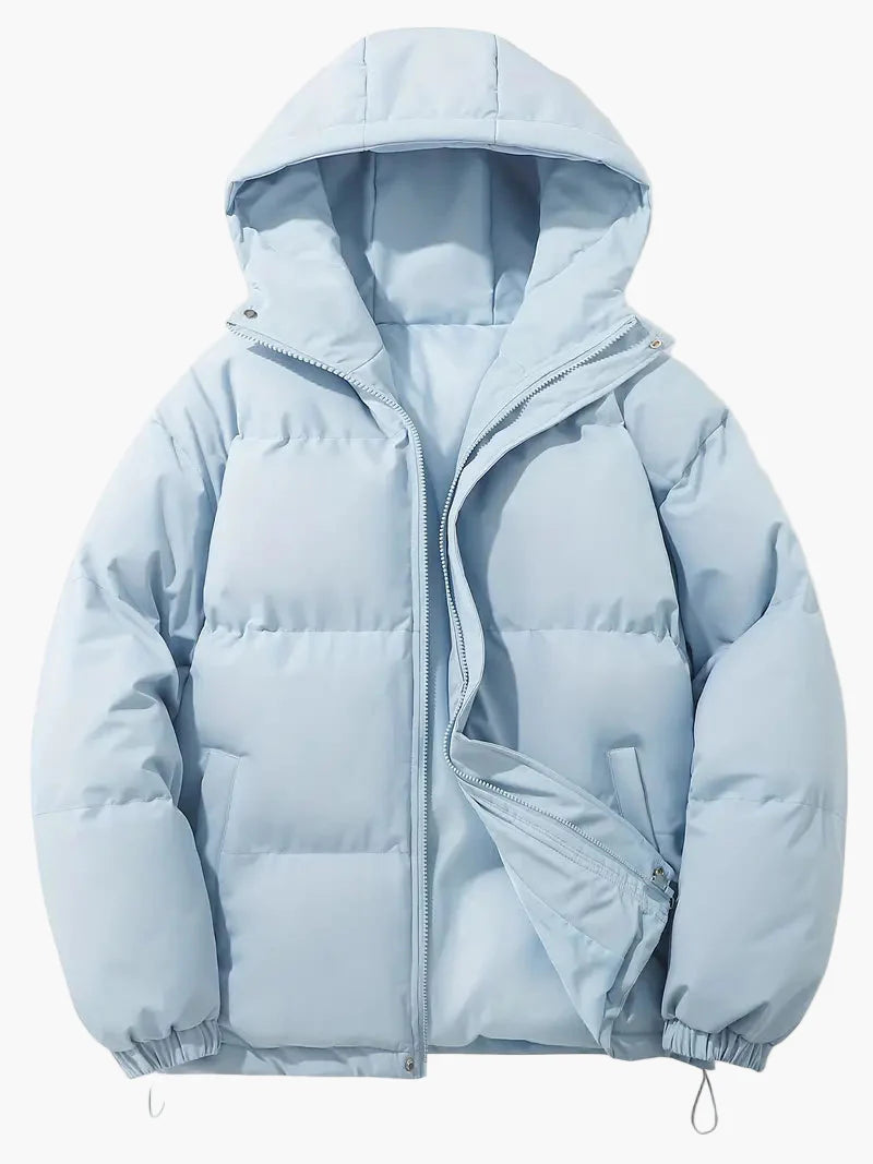 Herren Winter Steppjacke mit Kapuze – Klassischer Stil für kalte Tage