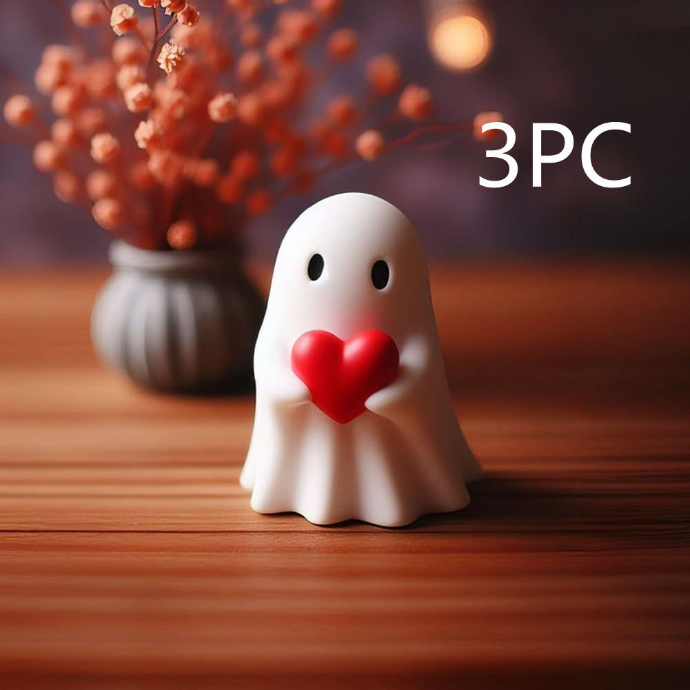 Halloween Dekofigur Geist mit Mittelfinger – Lustige Gruseldeko für Halloween-Partys