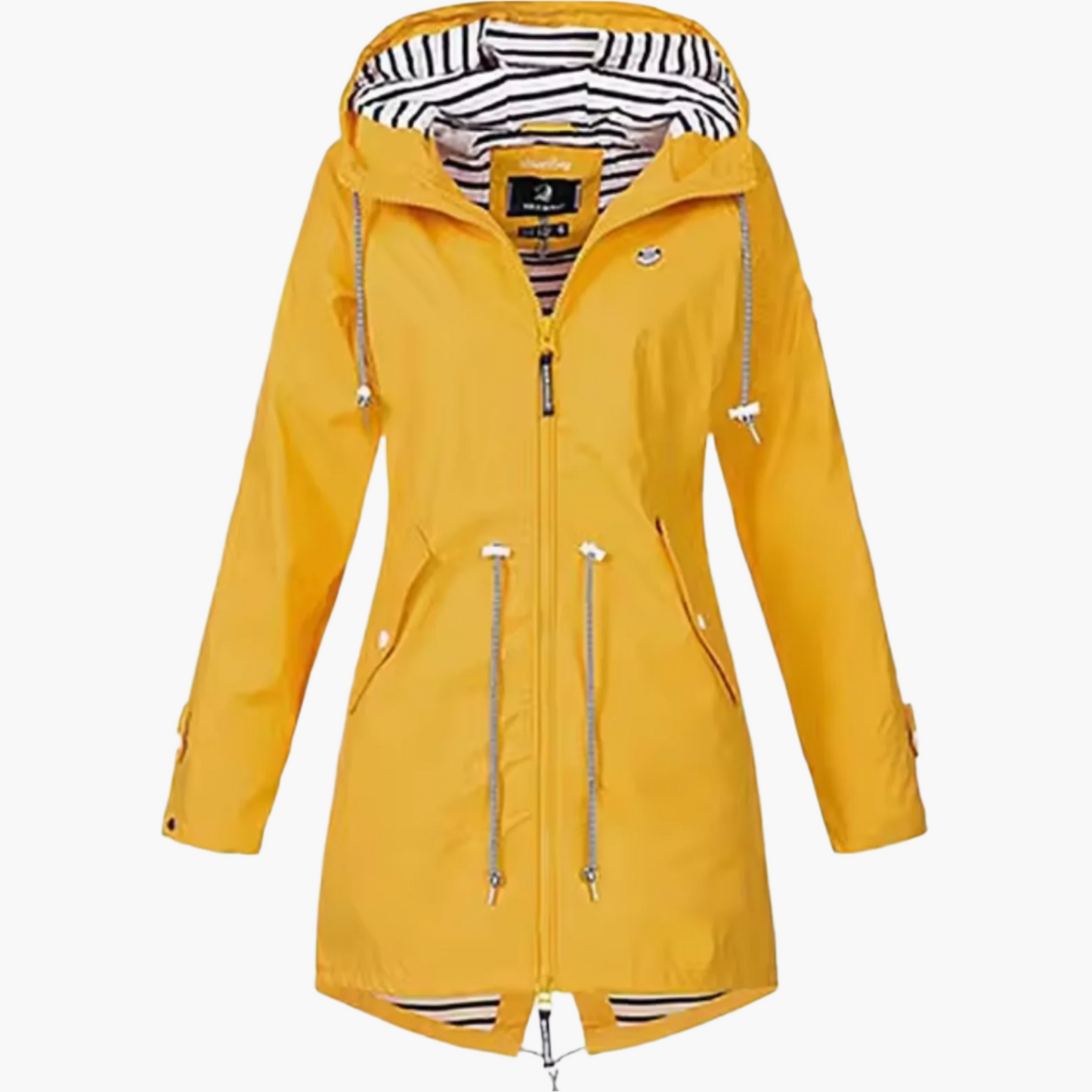 Damen Regenjacke Wasserdicht Windbreaker Outdoor Parka – Funktionale Übergangsjacke mit Kapuze