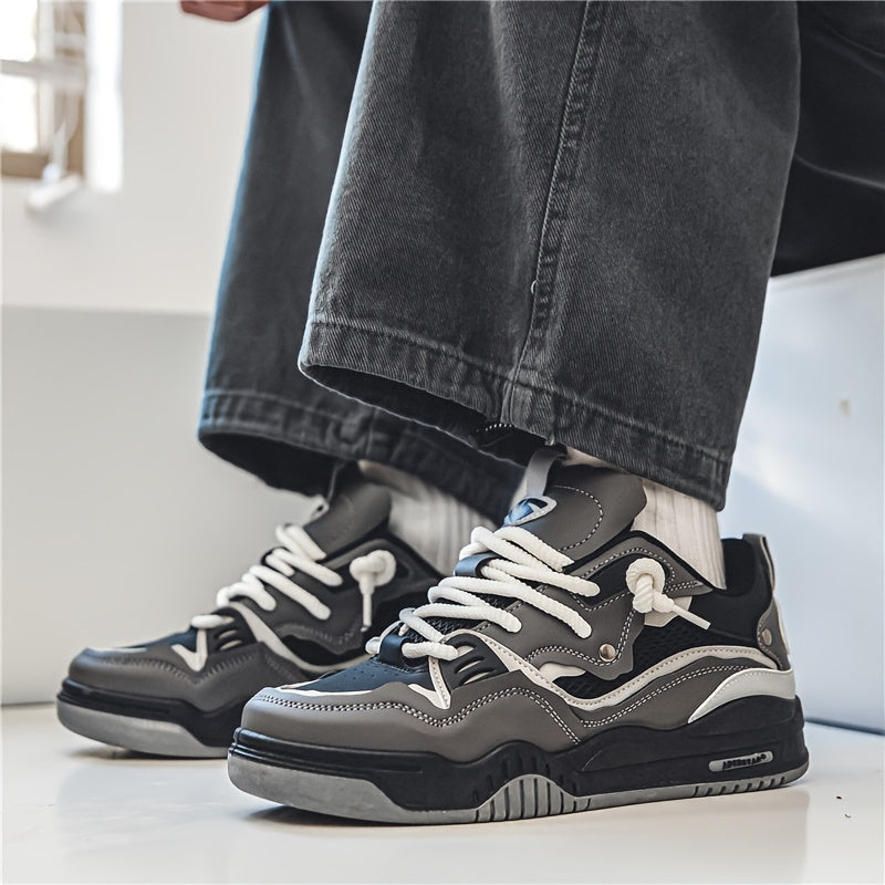 Herren Sneaker Low Cut Freizeit Schuhe mit sportlichem Design für Alltag und Sport