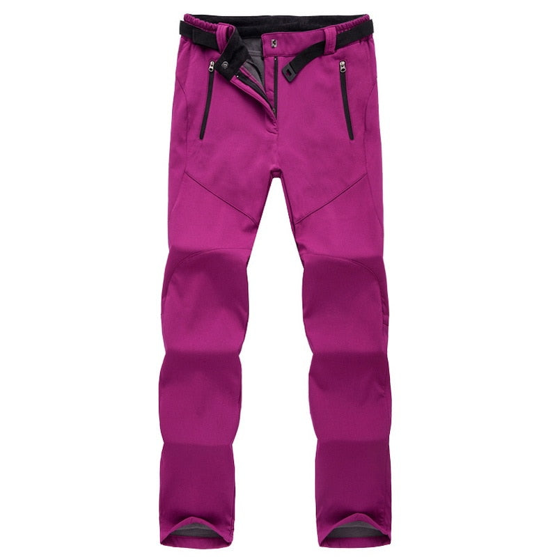 Damen Outdoor Wanderhose Softshell Wasserdicht Trekkinghose für Abenteuer und Alltag