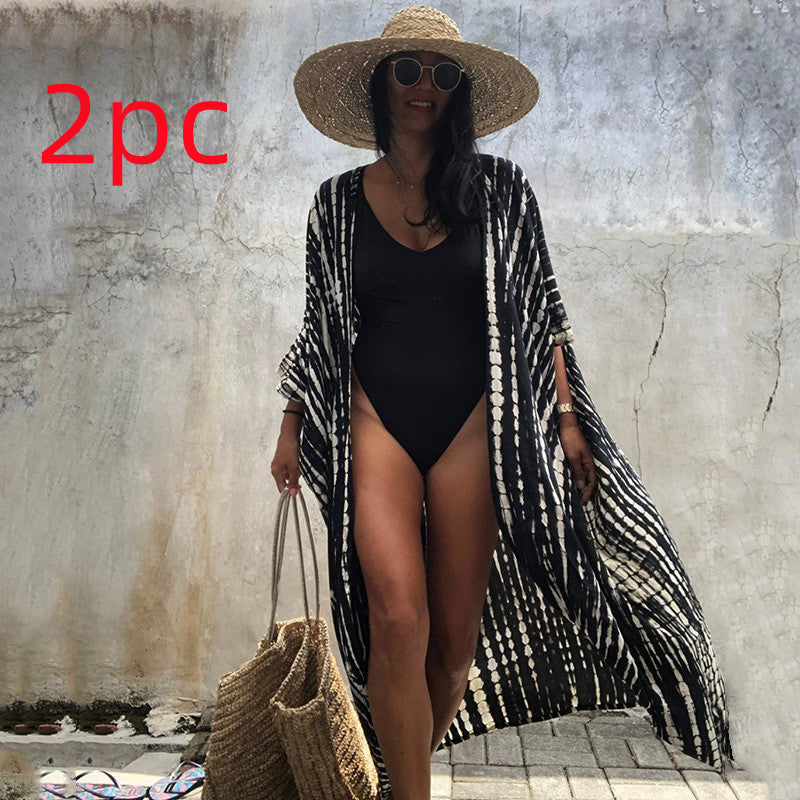 Nicole – Polyester Damen Strandkleid mit UV-Schutz