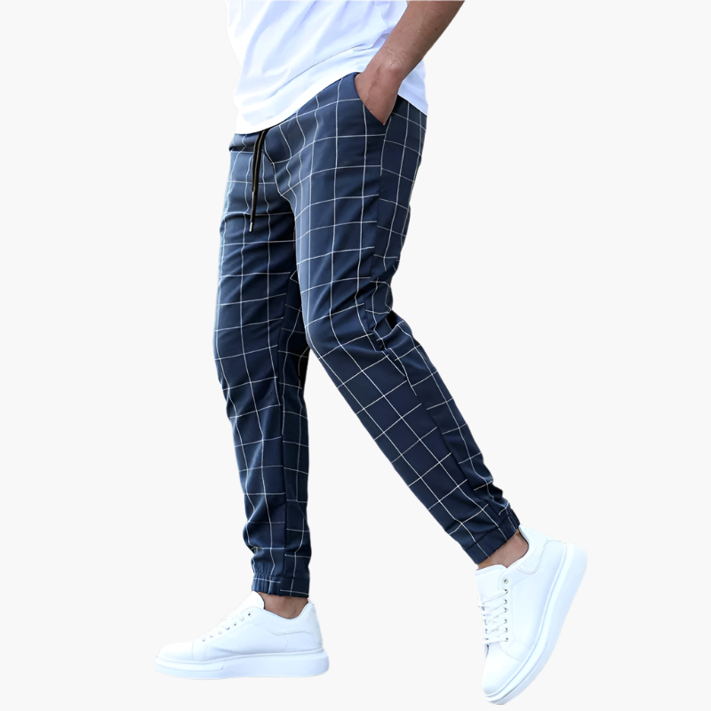 Herren Jogginghose Kariert – Modischer Streetwear Style für Alltag & Freizeit
