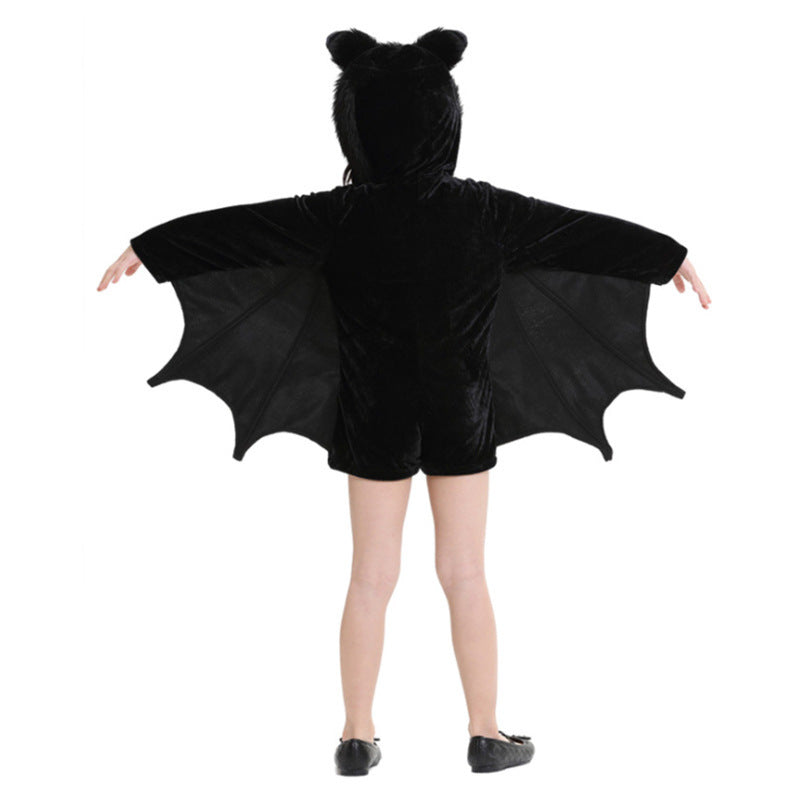 Kinder Halloween Fledermaus Kostüm Unisex – Perfekt für Halloween-Partys & Verkleidung
