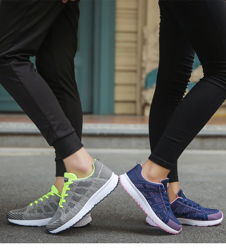 Damen Sneaker Sportliche Laufschuhe für Alltag und Fitness