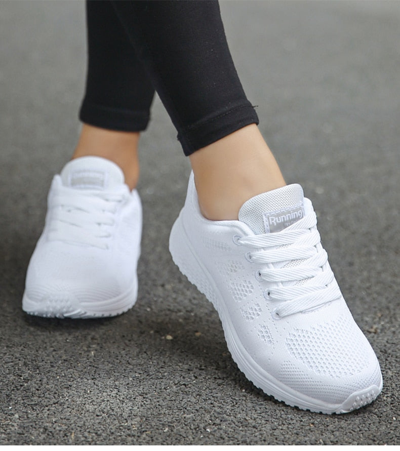 Damen Sneaker Sportliche Laufschuhe für Alltag und Fitness