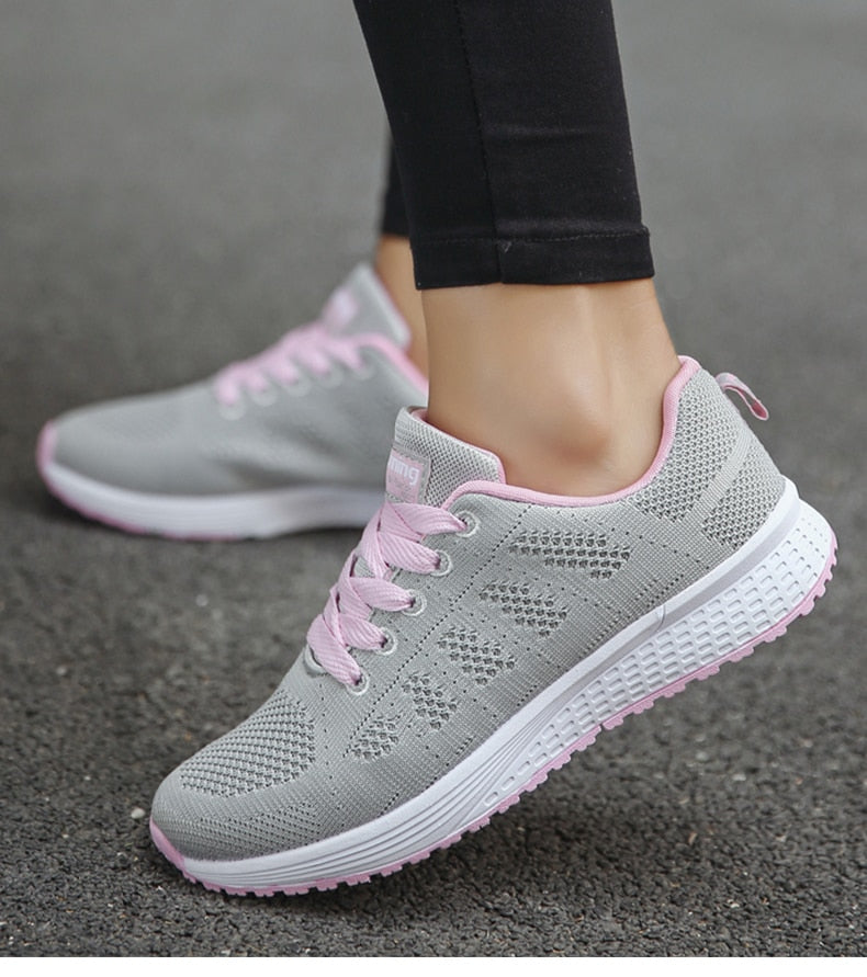 Damen Sneaker Sportliche Laufschuhe für Alltag und Fitness