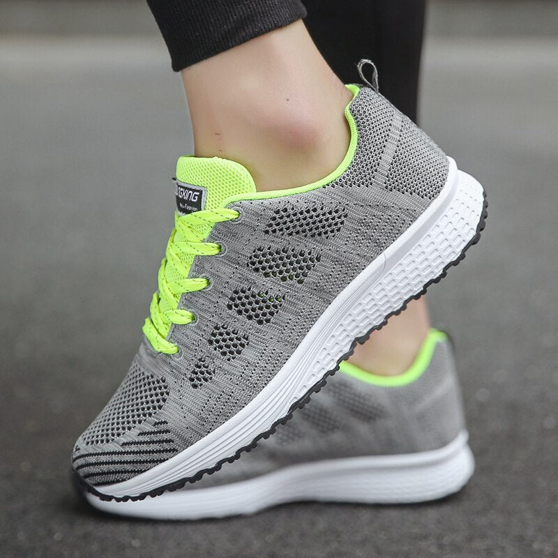 Damen Sneaker Sportliche Laufschuhe für Alltag und Fitness