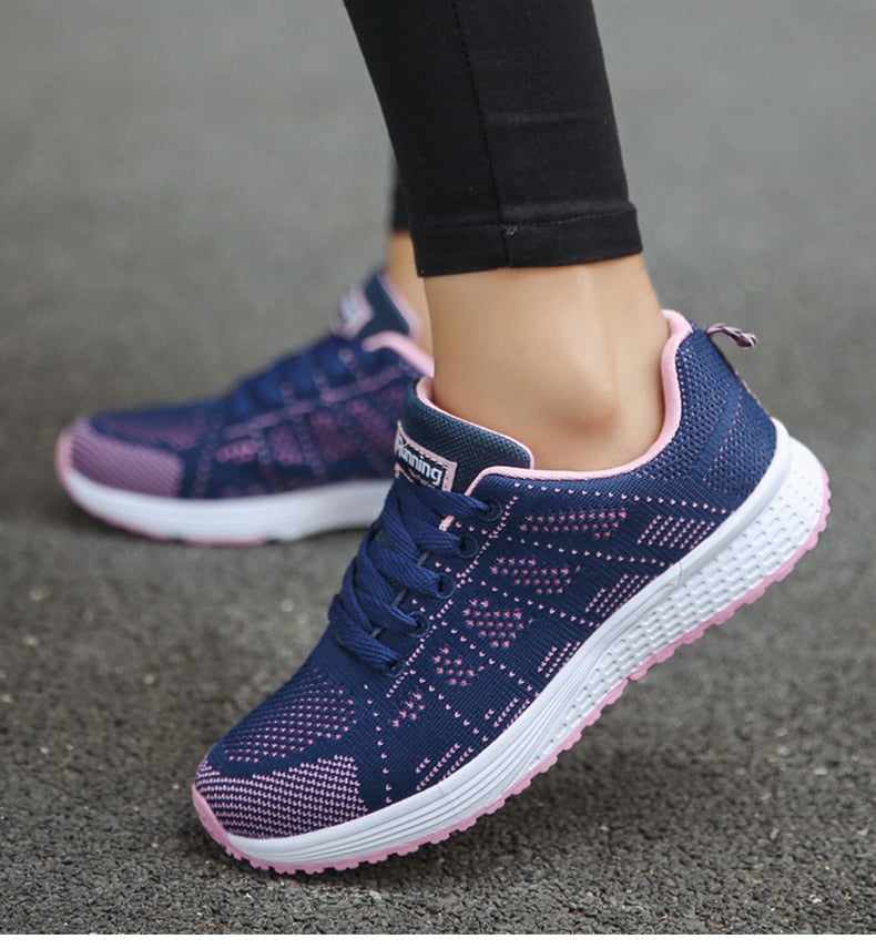 Damen Sneaker Sportliche Laufschuhe für Alltag und Fitness