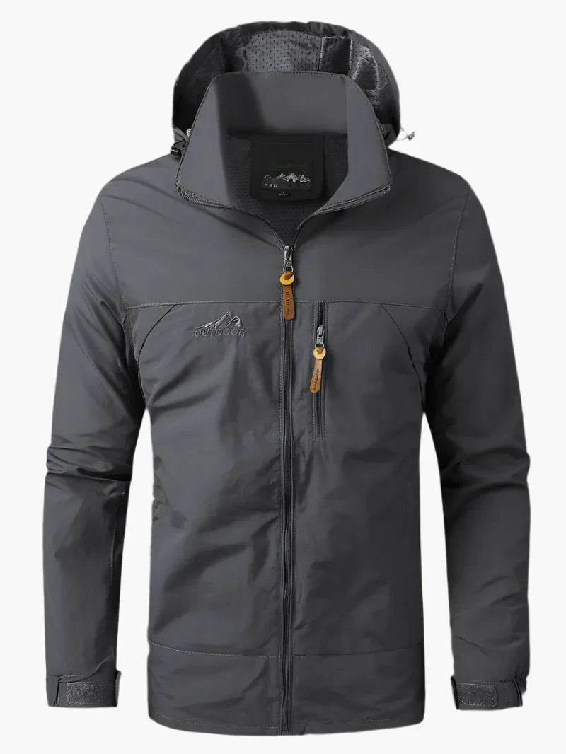 Herren Outdoor-Kapuzenjacke – Sportliche Übergangsjacke mit Brusttasche