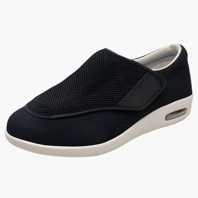 Herren Orthopädische Komfortschuhe für Diabetiker – Weite Passform, Einfacher Einstieg, Alltag & Freizeit