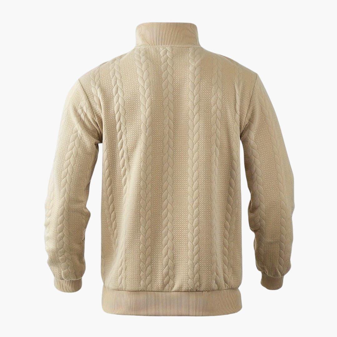 Herren Strickpullover Half-Zip Modern Style – Eleganter Freizeit- & Business-Look