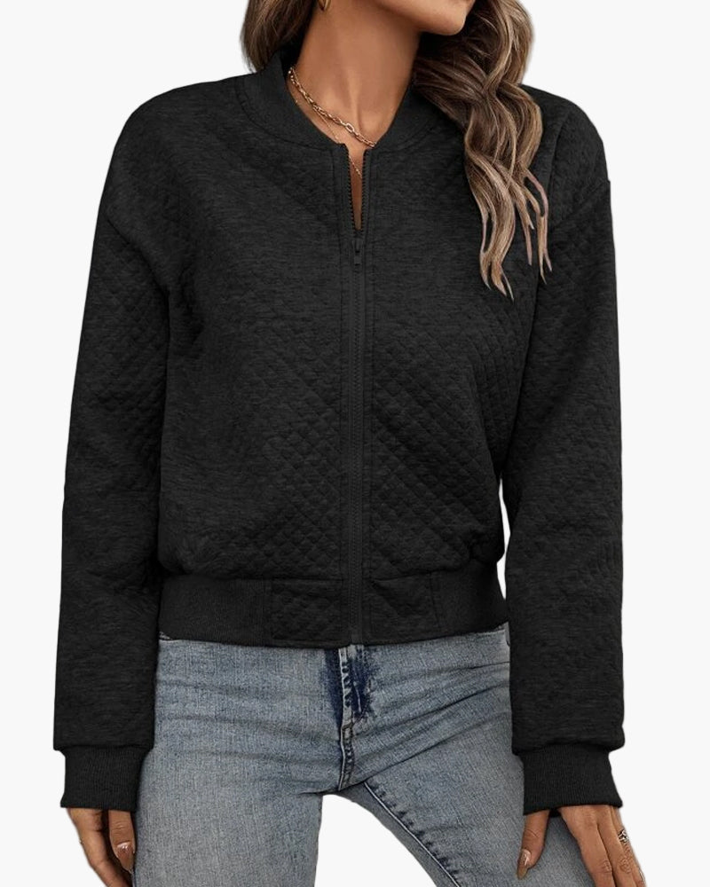 Damen Bomberjacke im modernen Stepp-Design – Vielseitiger Freizeit- und Alltagsstil