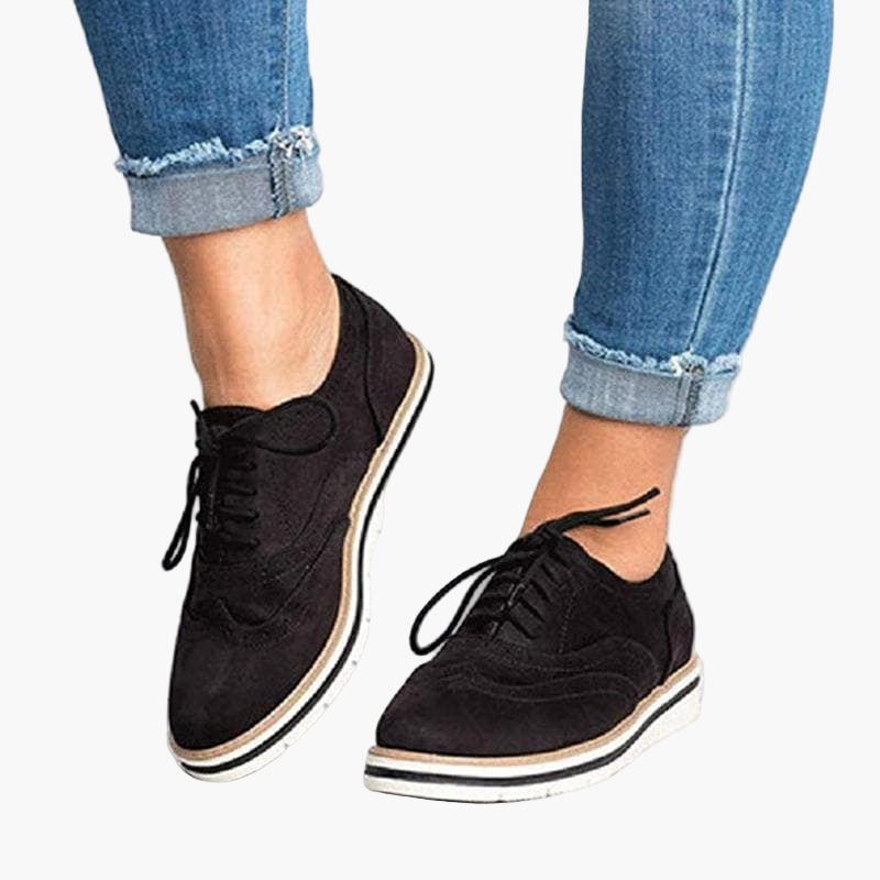 Damen Derby Brogues – Elegante Schnürschuhe für Alltag und Büro