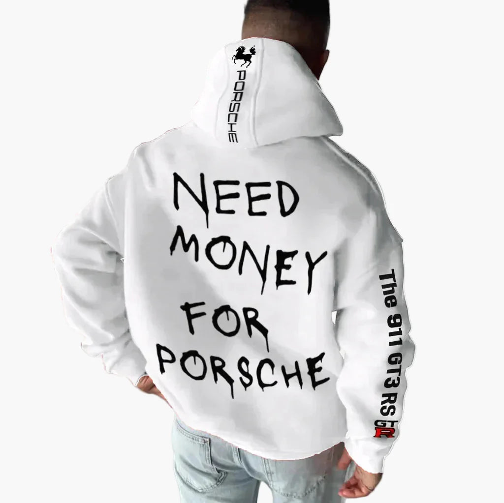 Herren Unisex Hoodie mit Porsche 911 GT3 RS Motiv – Racing Style für Motorsport-Fans