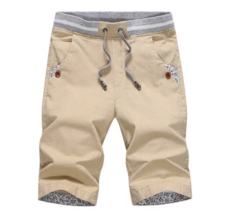 Herren Freizeit-Bermudashorts mit Kordelzug und sportlichem Look