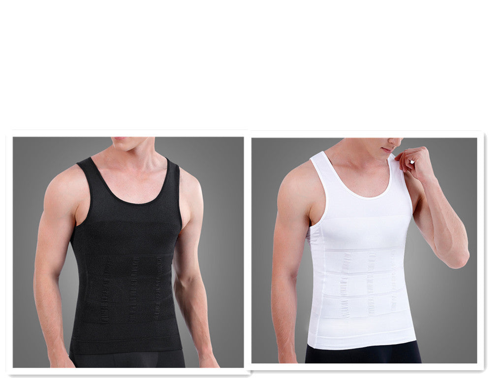 Formgebendes Herren-Unterhemd mit Figurkontrolle – Ideal für Sport und Alltag