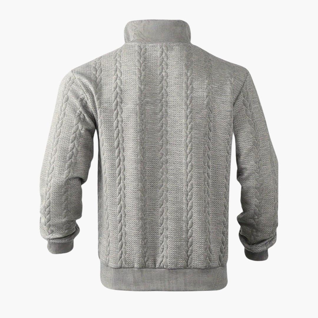 Herren Strickpullover Half-Zip Modern Style – Eleganter Freizeit- & Business-Look