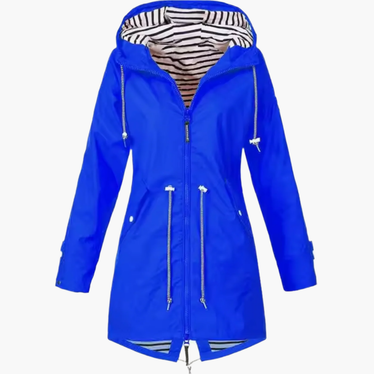 Damen Regenjacke Wasserdicht Windbreaker Outdoor Parka – Funktionale Übergangsjacke mit Kapuze