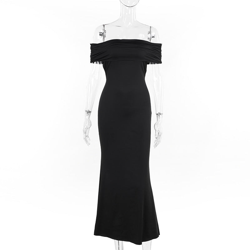 Melissa – Elegantes Rückenfreies Off-Shoulder-Kleid