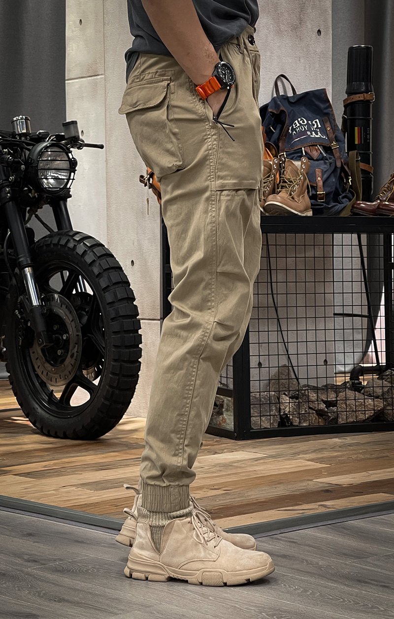 Herren Jogger Cargohose Streetwear – Bequeme Freizeithose mit Taschen für Alltag & Outdoor