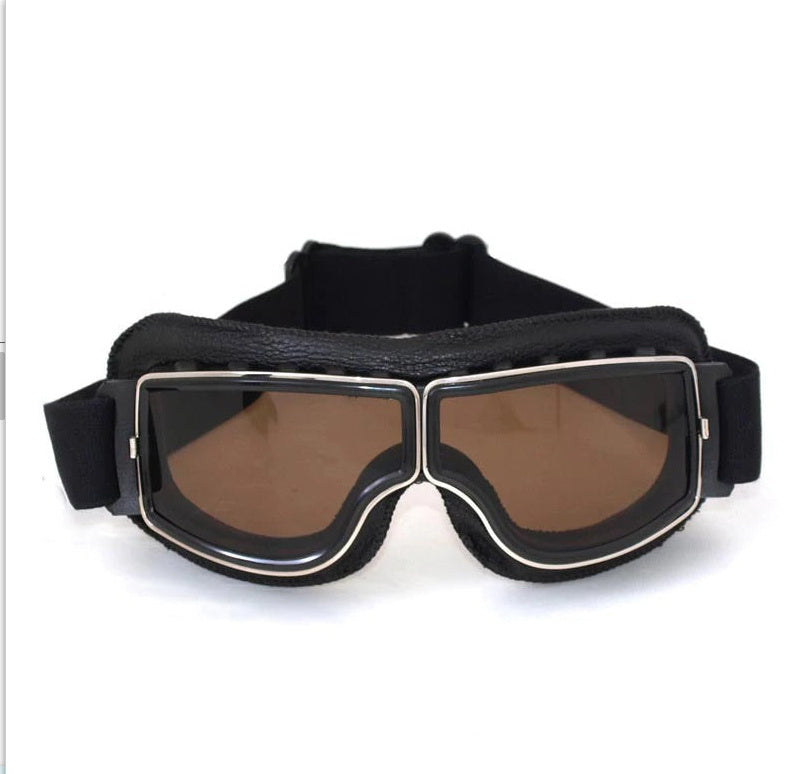 Retro Motorradbrille für Herren – stylische Pilotenbrille mit UV-Schutz, polarisiert, modisches Vintage-Design